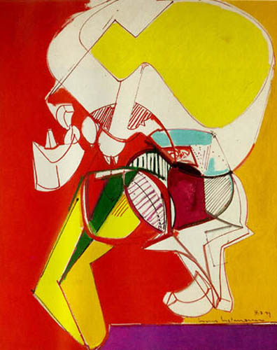 Exaltment by Hans Hofmann, 1947 Oil on Canvas