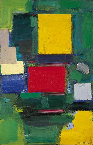 The Gate by Hans Hofmann, 1960 Green Oil on Canvas, The Guggenheim